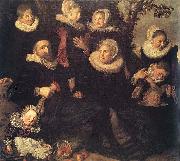 Family Portrait in a Landscape WGA, Frans Hals